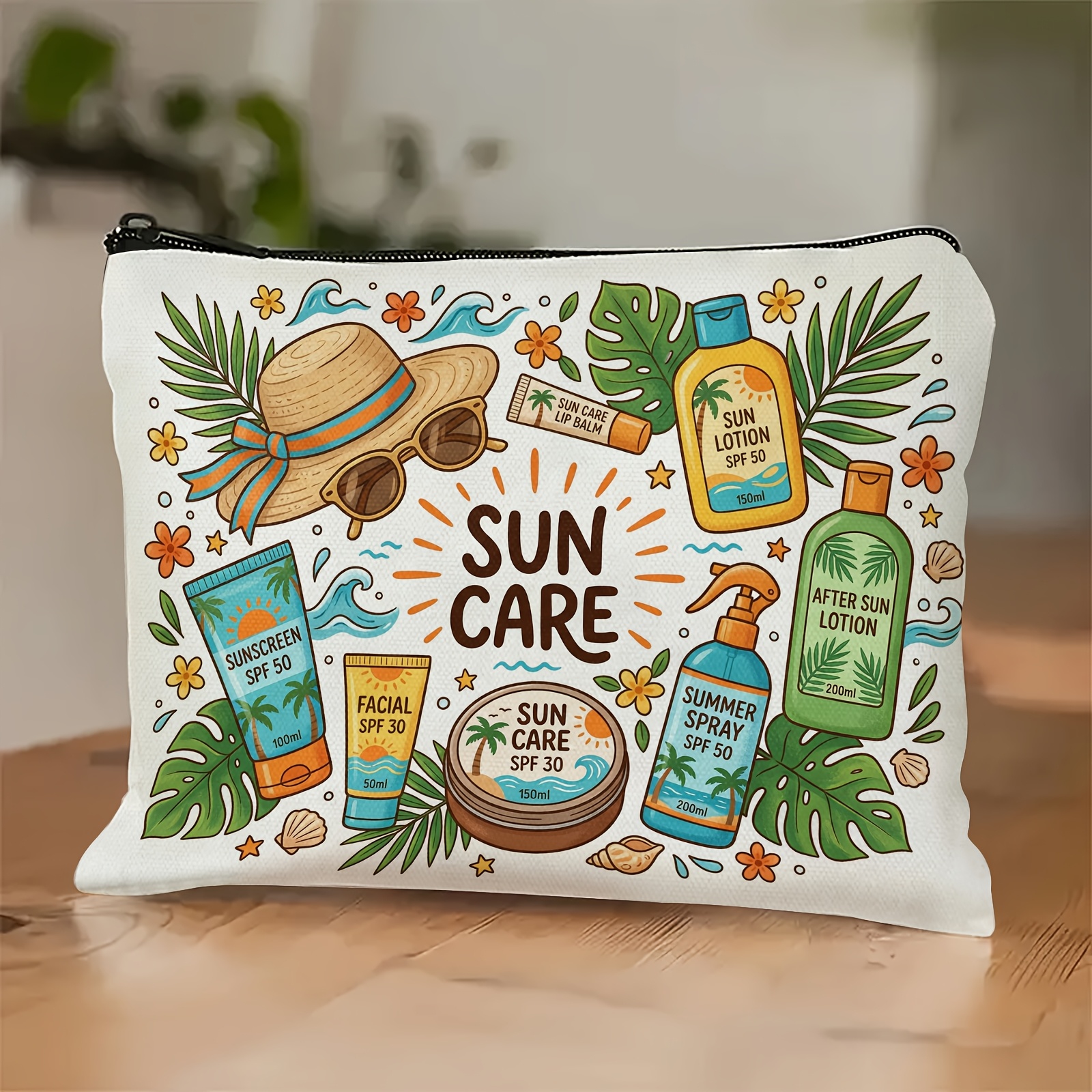 Beauty Makeup Tool Collection - 1 Piece Sun Protection Makeup Bag