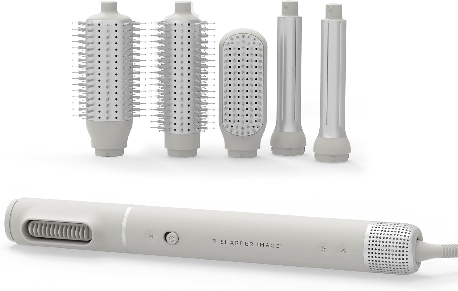 Hair Curling Wand - 6-in-1 Multi-Styler: Ionic Hair Dryer Brush,