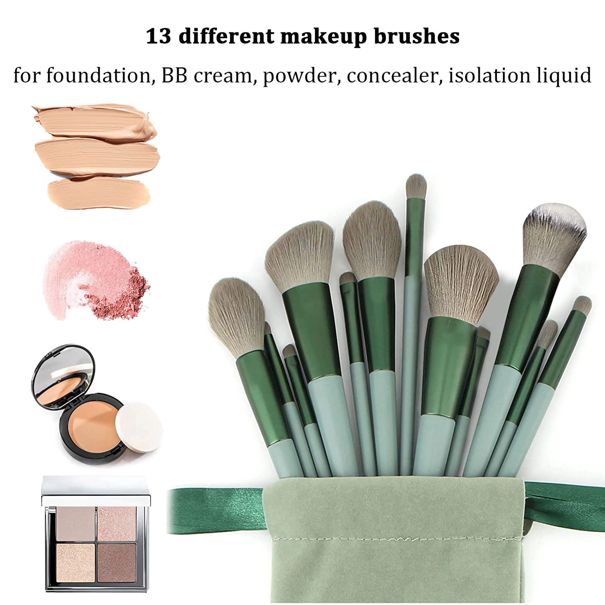 13pcs Makeup Brush Brushes Set - Beauty Makeup Tool Collection ulasan dan harga