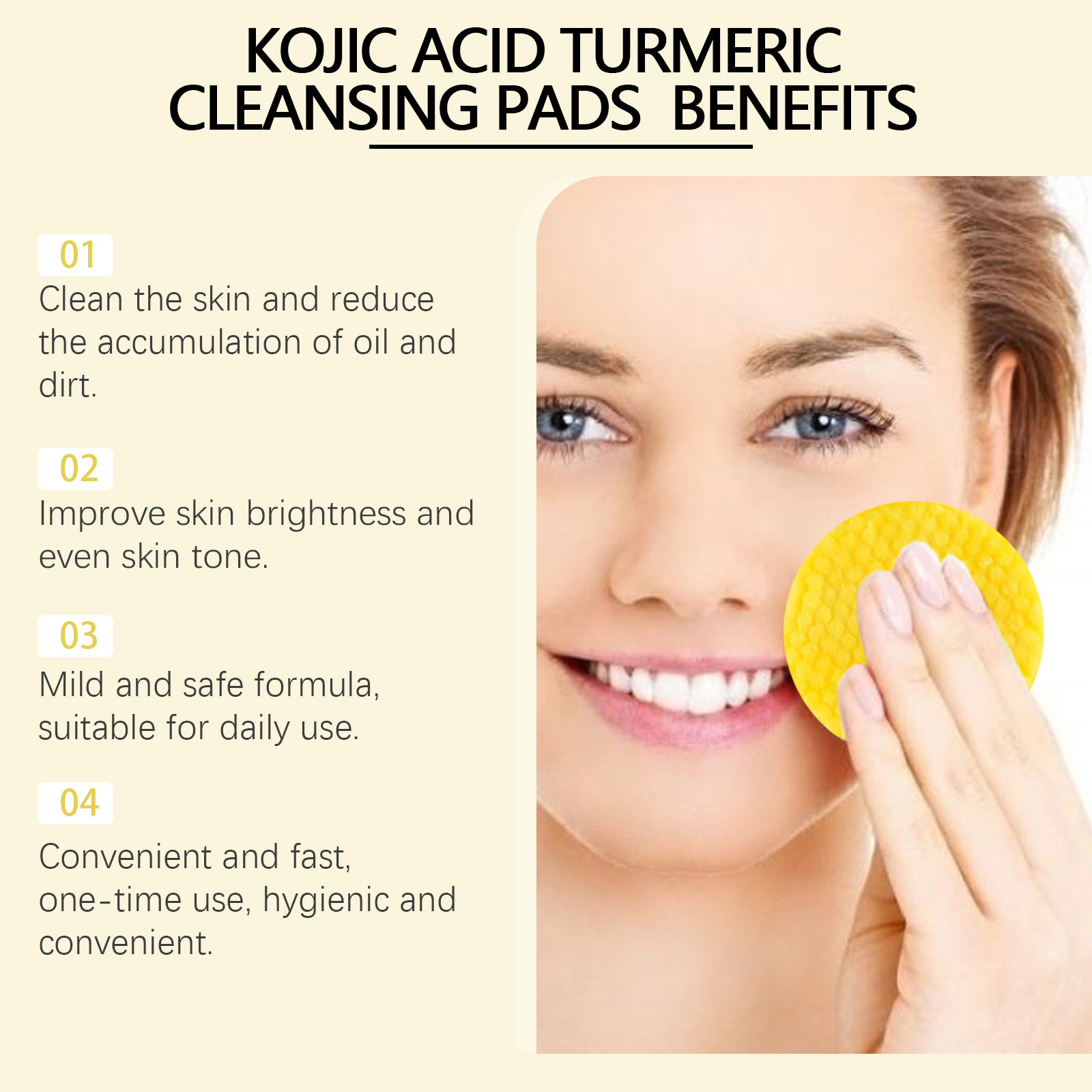 Turmeric Kojic Acid Cleansing  - Kiss Beauty Makeup Remover ulasan dan harga
