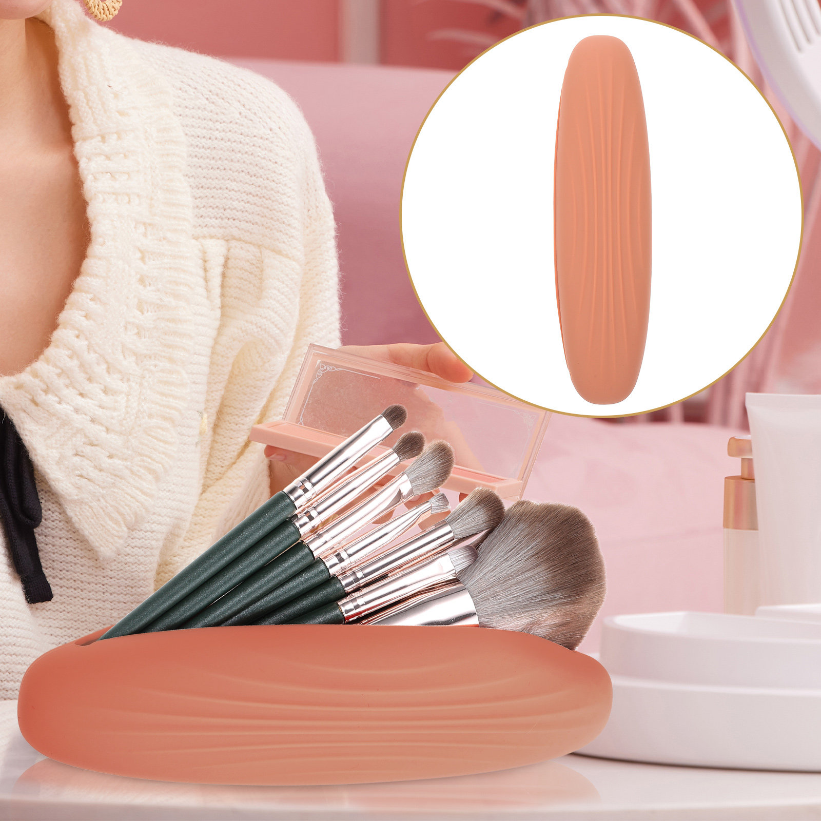 Premium Silicone Makeup Brush  - Beauty Makeup Events ulasan dan harga