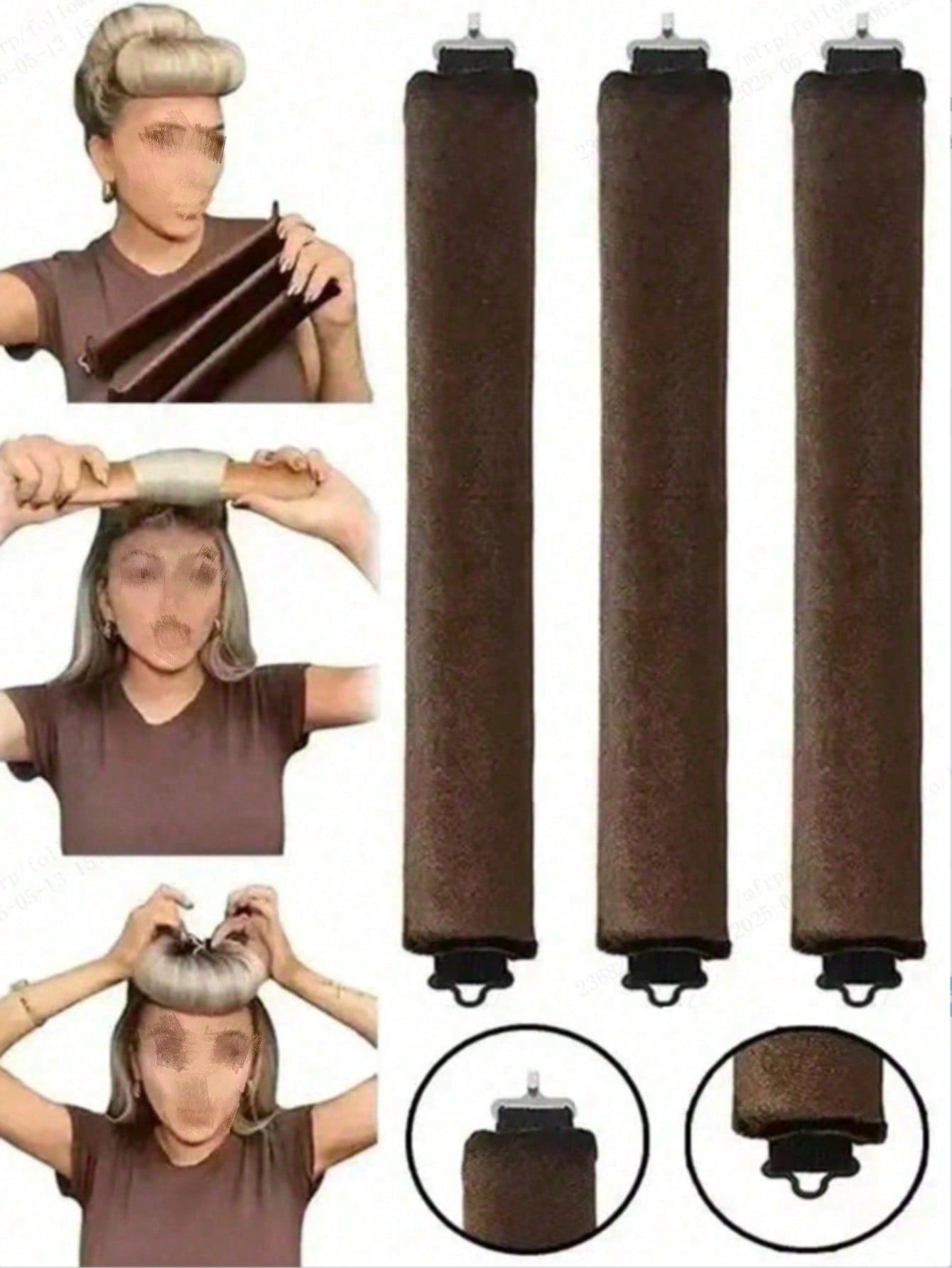 1/3/5pcs Set Hair Curlers, Sat - Hair Curling Wand ulasan dan harga