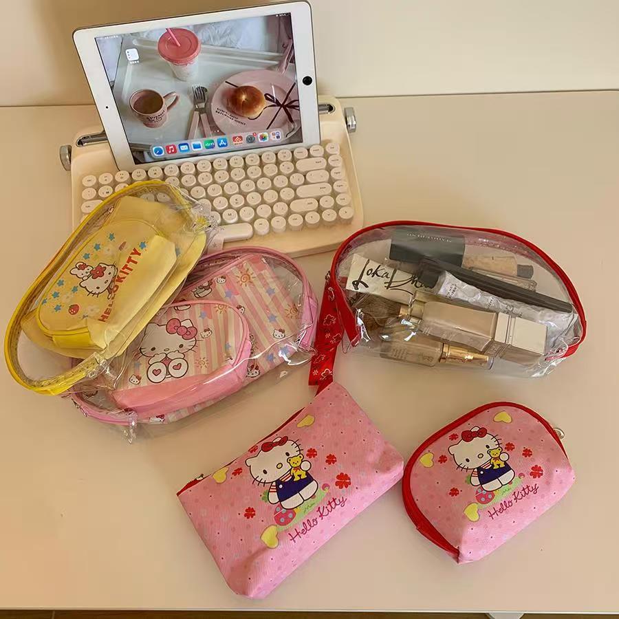 Sanrio 3-Piece Makeup Bag Set, - Beauty Makeup Tool Collection ulasan dan harga