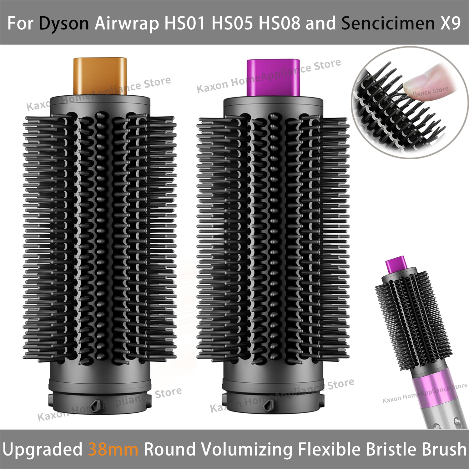 Upgraded 38mm Round Volumizing - Hair Curling Wand ulasan dan harga