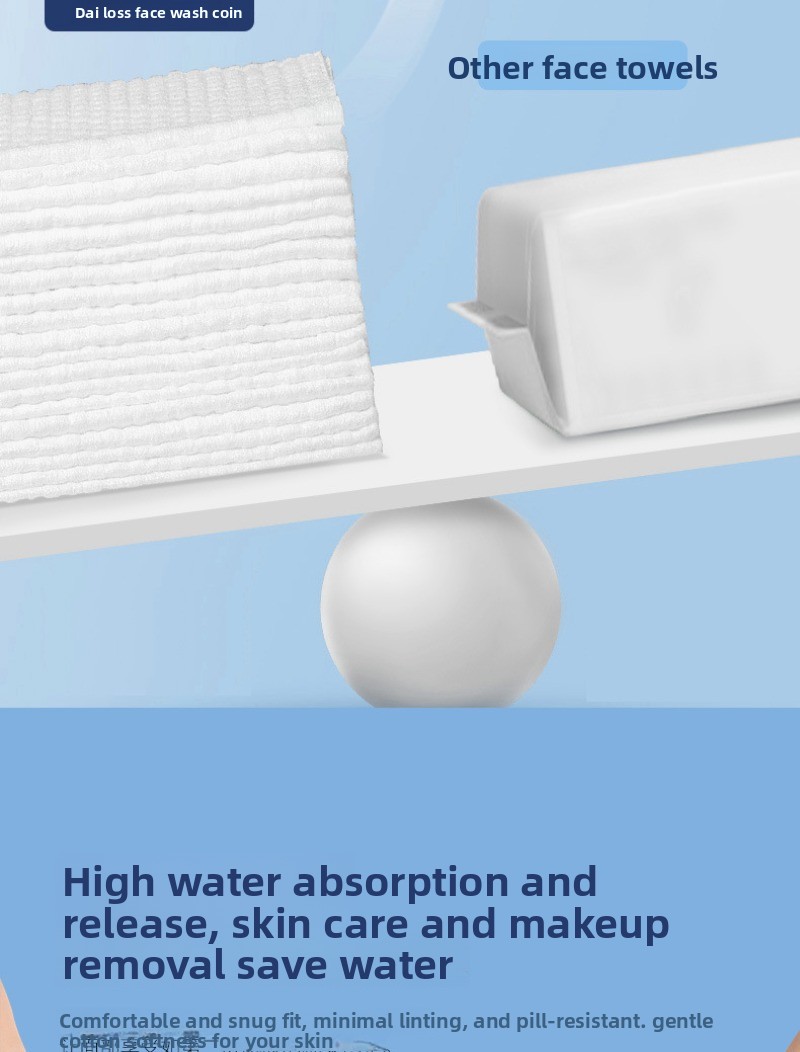 Disposable pure cotton hanging - Kiss Beauty Makeup Remover ulasan dan harga