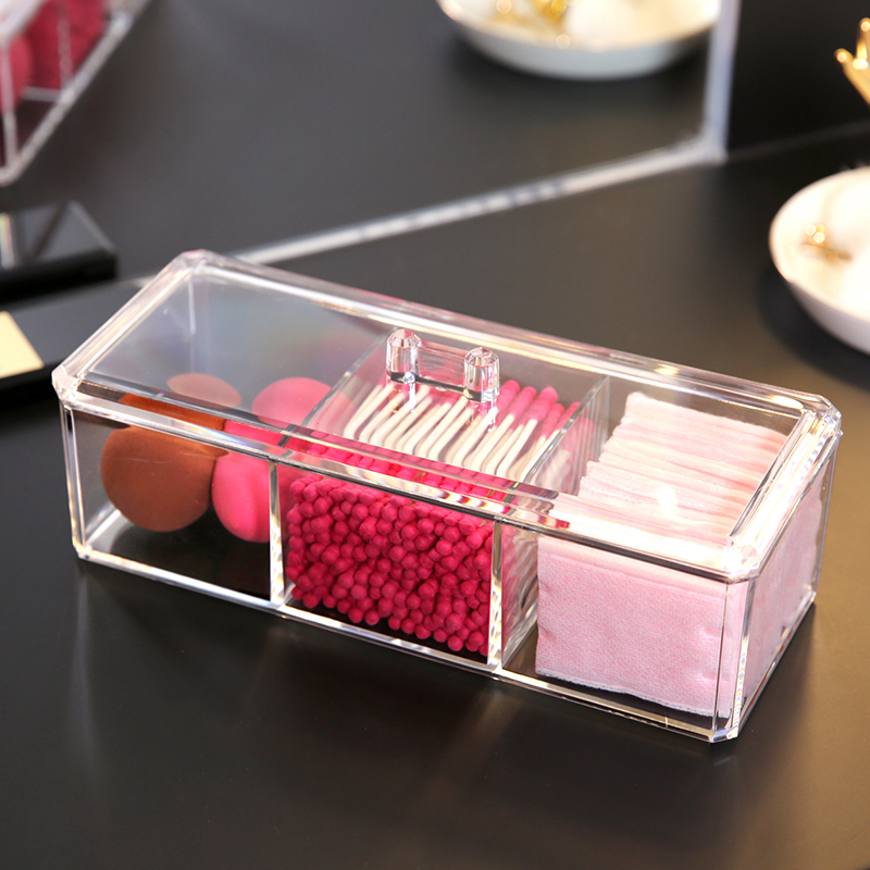 Transparent Cosmetic Storage B - Beauty Makeup Tool Collection ulasan dan harga
