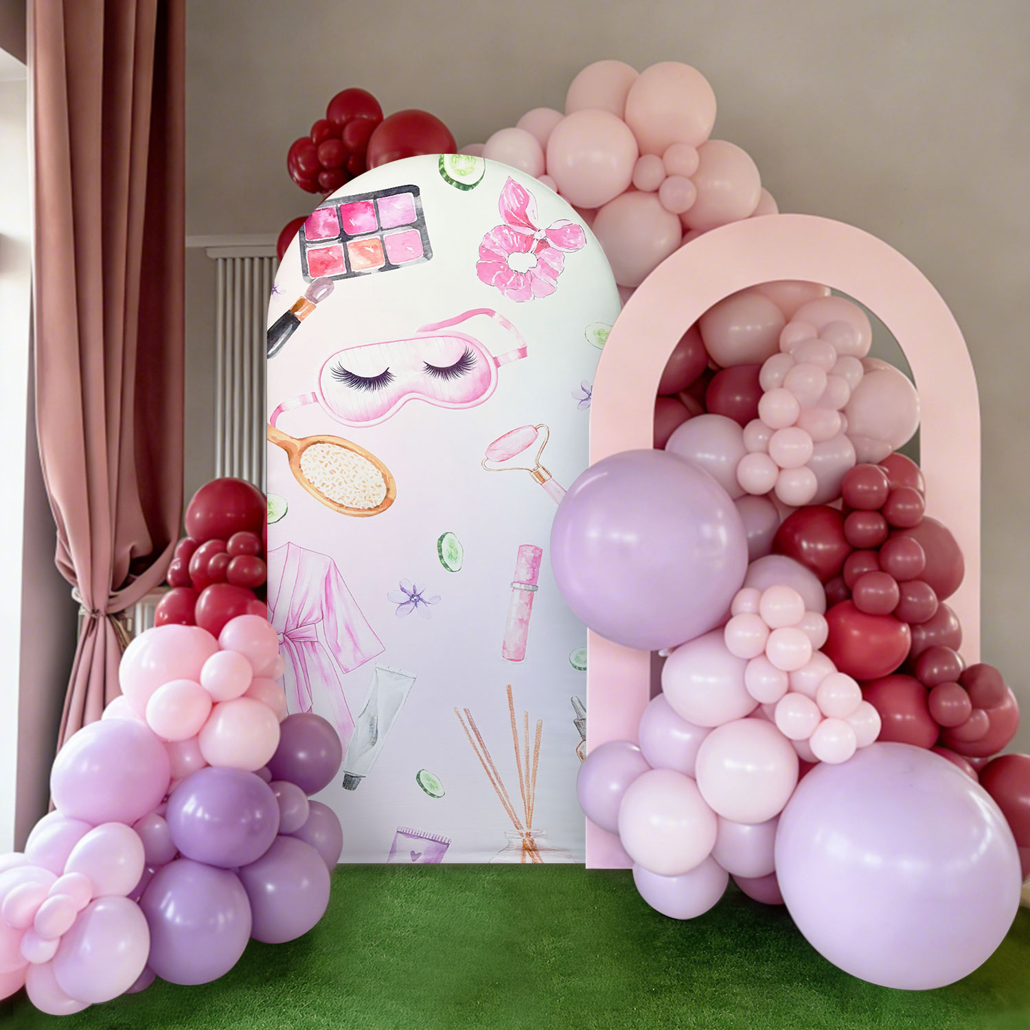 Happy Birthday Makeup Backdrop - Beauty Makeup Events ulasan dan harga