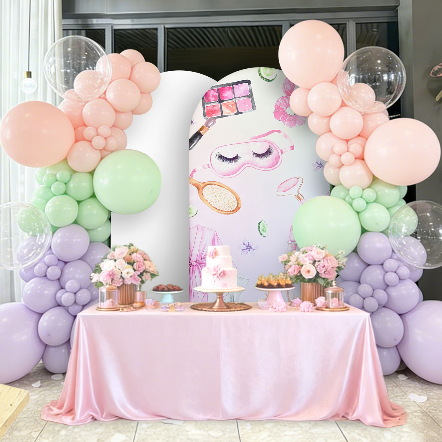 Happy Birthday Makeup Backdrop - Beauty Makeup Events ulasan dan harga