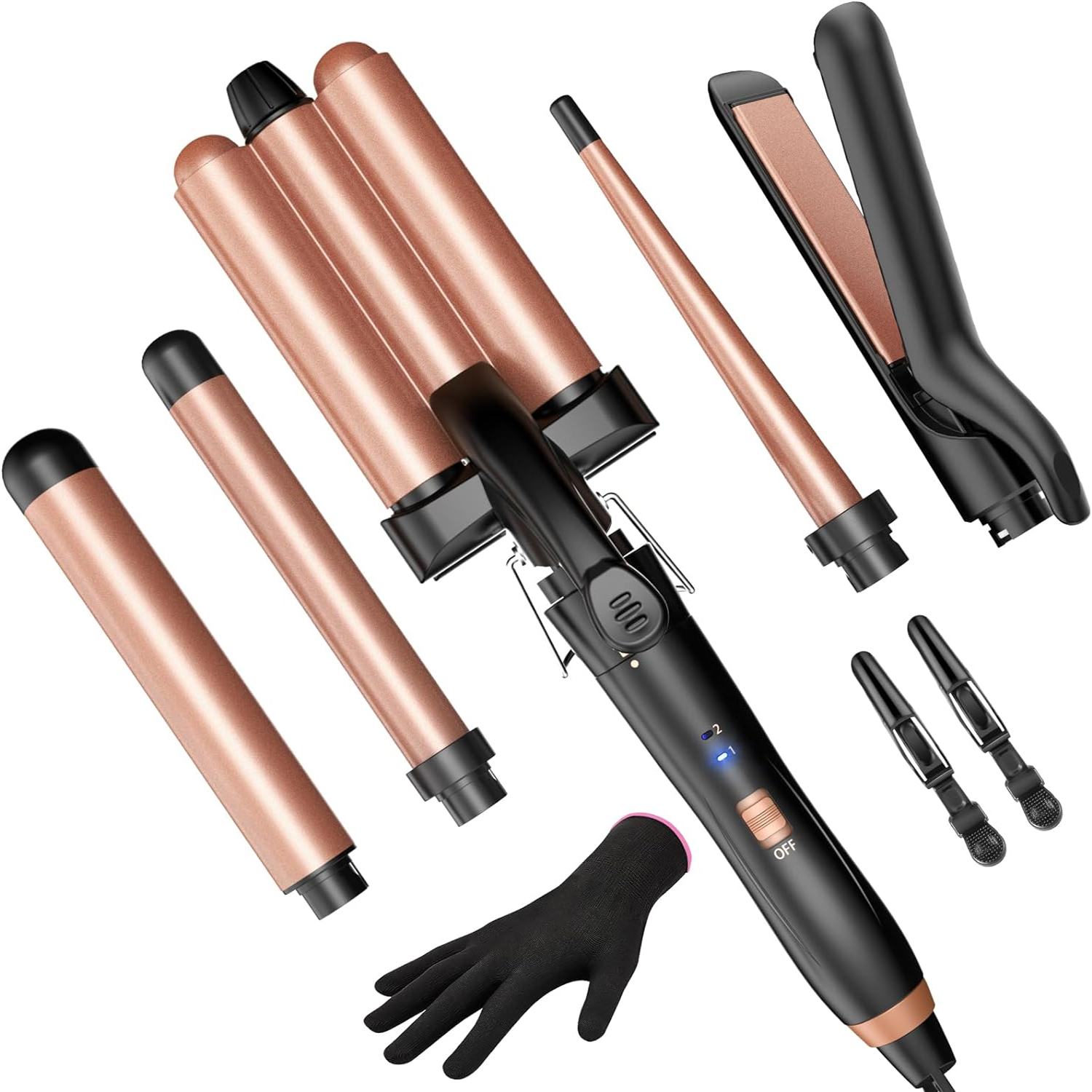 Portable Ceramic PTC Electric  - Hair Curling Wand ulasan dan harga