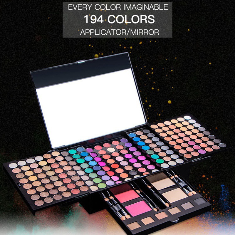 40-252 Colors Eyeshadow Palett - Beauty Makeup Tool Collection ulasan dan harga