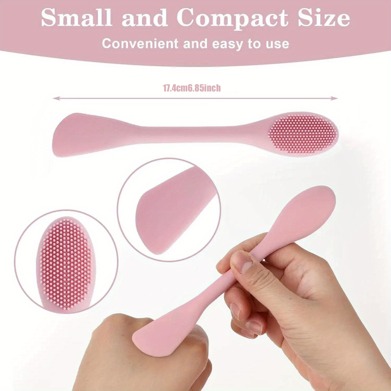 Double Head Facial Mask Brush  - Makeup Beauty Ro ulasan dan harga