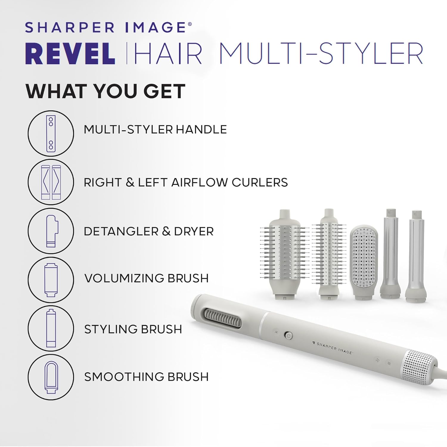 6-in-1 Multi-Styler: Ionic Hai - Hair Curling Wand ulasan dan harga