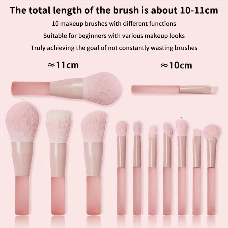 10Pcs Synthetic Makeup Brushes - Beauty Makeup Events ulasan dan harga