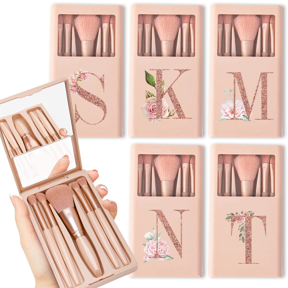 5pcs Cosmetic Brush Kit With M - Beauty Makeup Tool Collection ulasan dan harga