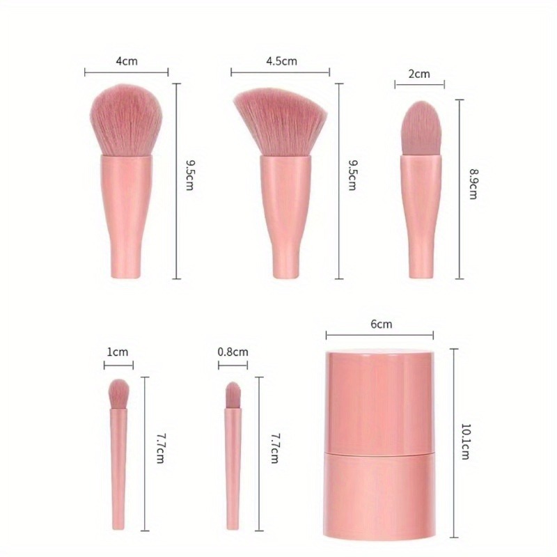 5Pcs/set Makeup Brushes Box Se - Beauty Makeup Tool Collection ulasan dan harga