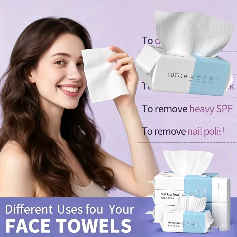 Thick Disposable Facial Towels - Kiss Beauty Makeup Remover ulasan dan harga