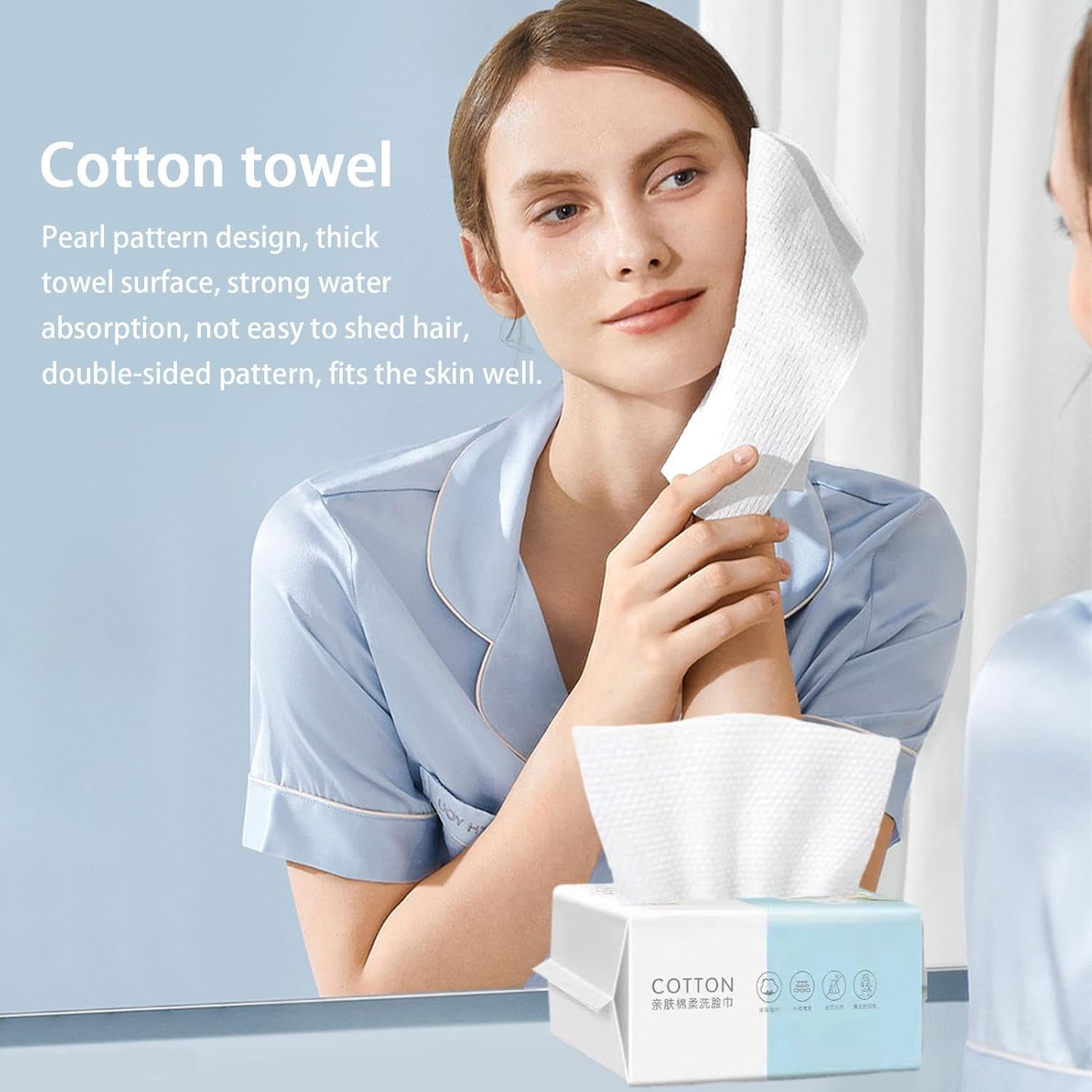 Thick Disposable Facial Towels - Kiss Beauty Makeup Remover ulasan dan harga