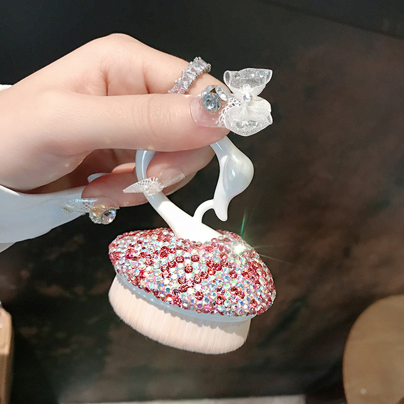 Swan Rhinestones Portable Foun - Beauty Mark Makeup ulasan dan harga