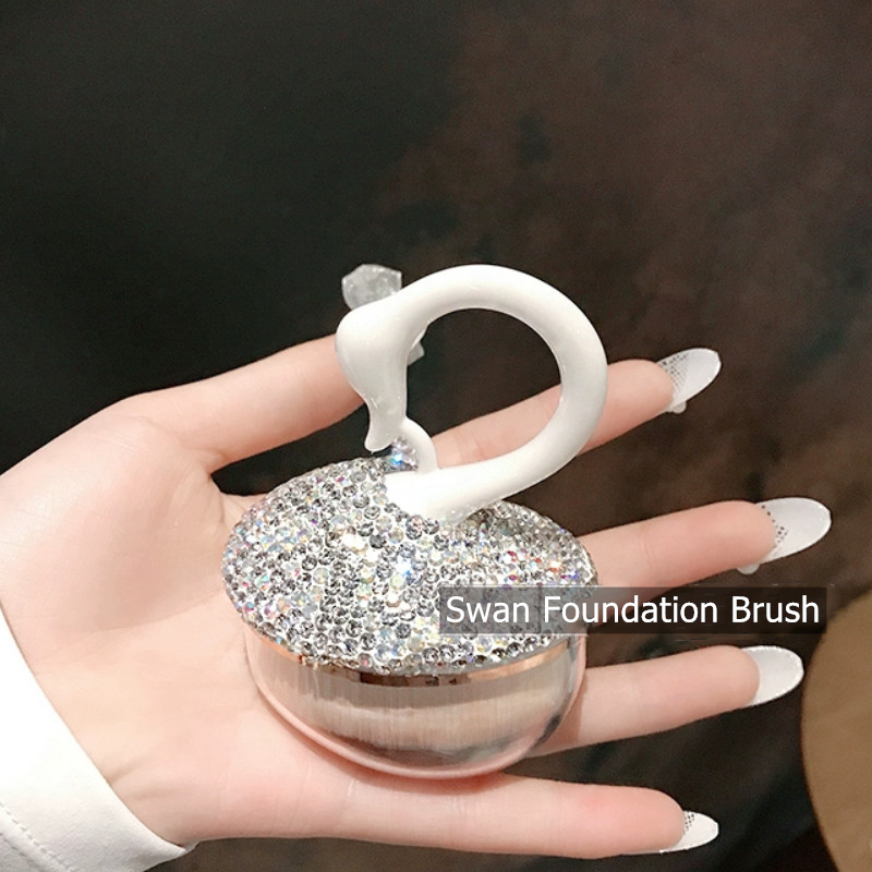 Swan Rhinestones Portable Foun - Beauty Mark Makeup ulasan dan harga