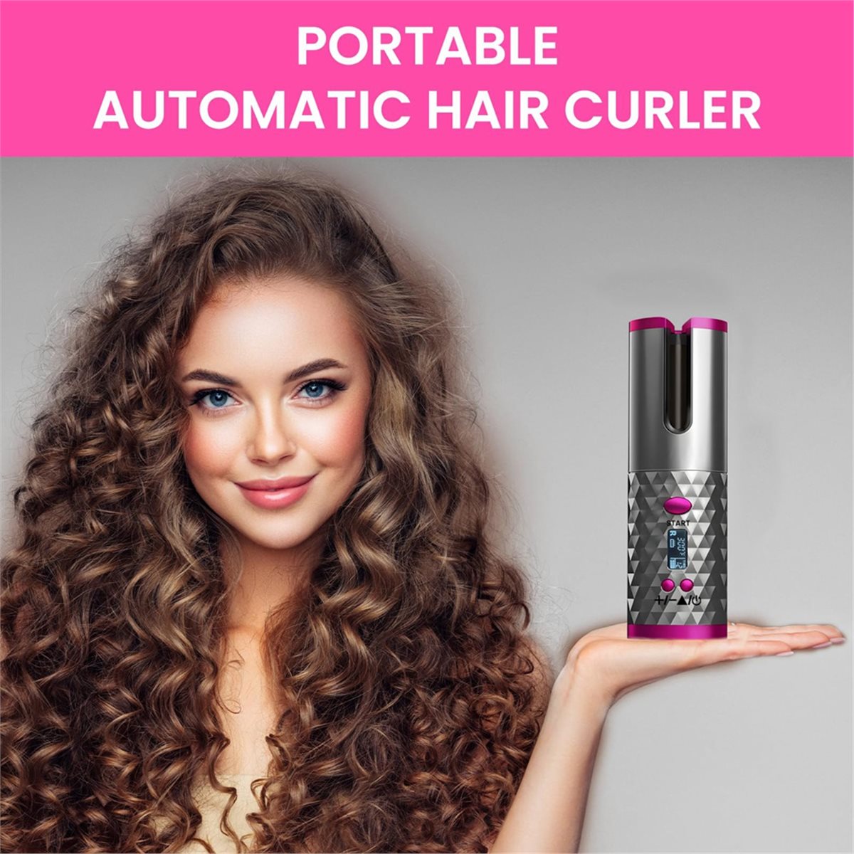 N18R Cordless Curling Iron Bea - Hair Curling Wand ulasan dan harga