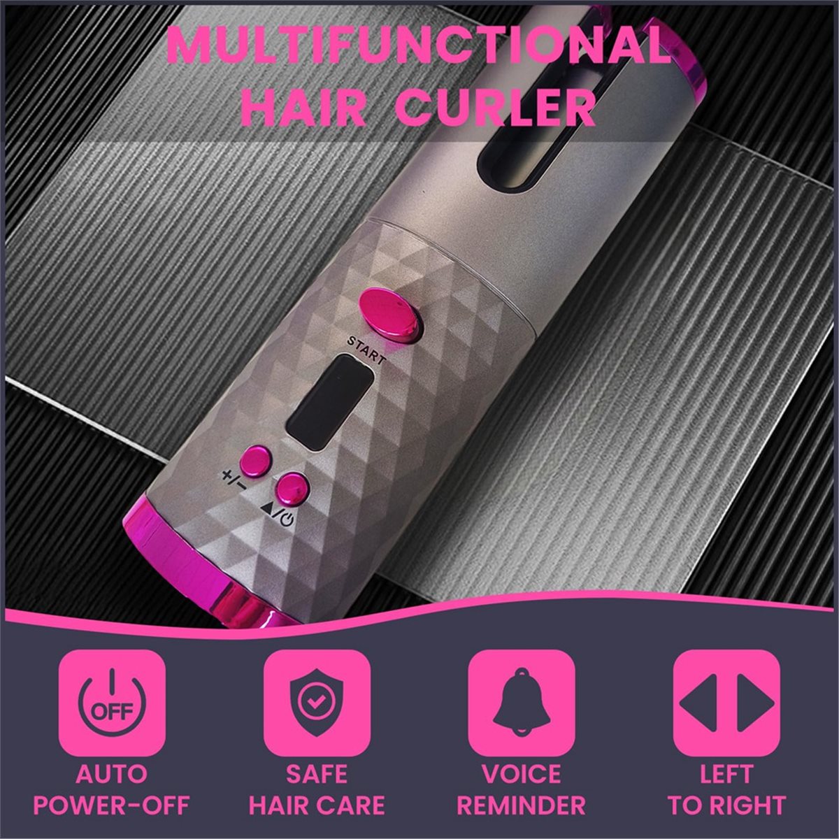 N18R Cordless Curling Iron Bea - Hair Curling Wand ulasan dan harga