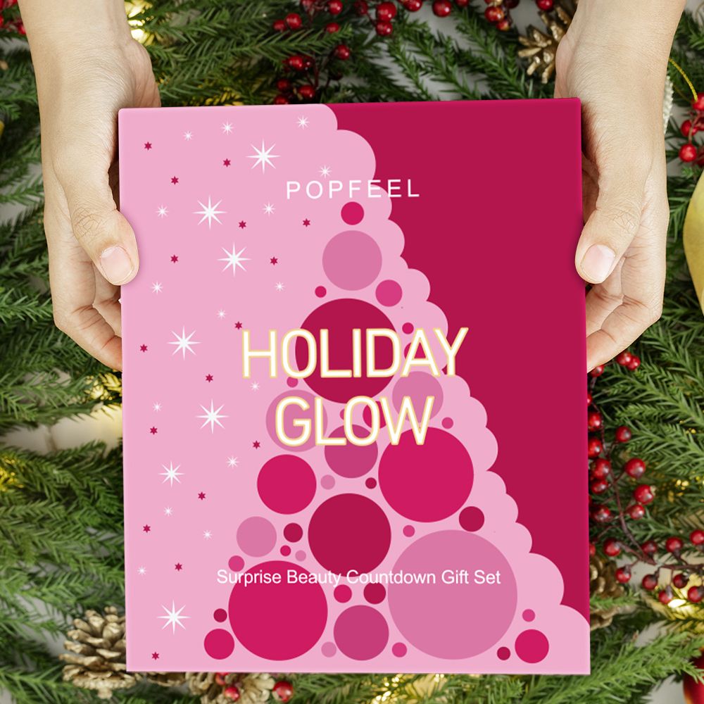 POPFEEL 24 Day Holiday Glow Ad - Beauty Makeup Tool Collection ulasan dan harga